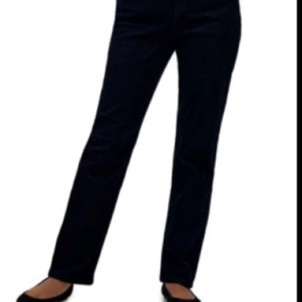 Women’s Tummy Control Straight Leg Black Jeans - Picture 8 of 8